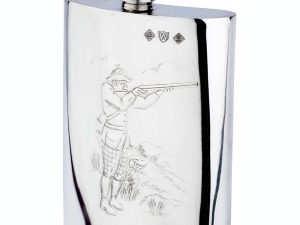 6oz Shooter Pewter Flask by Bisley
