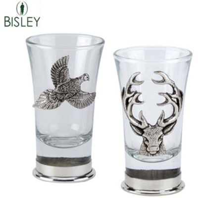 Shot Glass Stag In Presentation Box by Bisley