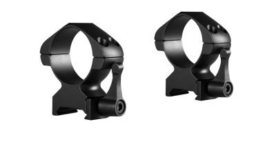 Hawke Precision Steel Ring Mounts 2 Piece Weaver High Lever 30mm