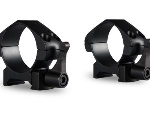 Hawke Precision Steel Ring Mounts 30mm 2 Piece Weaver Low - Lever