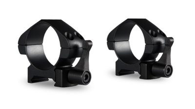Hawke Precision Steel Ring Mounts 30mm 2 Piece Weaver Low - Lever
