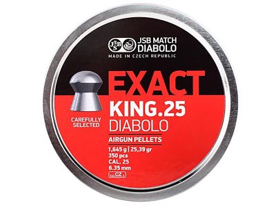 JSB Match Diabolo Exact King .25 Cal 25.39 Gr