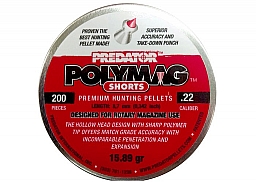 JSB Polymag Shorts .22 Cal 15.89gr Predator