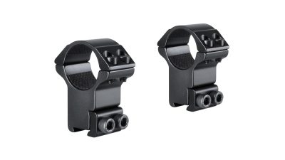 Hawke Match Mounts 9-11mm 1 Inch High Double Screw