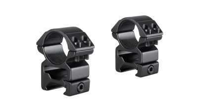 Hawke Match Mounts Weaver 1 Inch High Double Screw