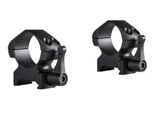 Hawke Precision Steel Ring Mounts 1" 2 Piece Weaver Medium - Lever