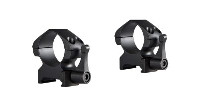 Hawke Precision Steel Ring Mounts 1" 2 Piece Weaver Medium - Lever