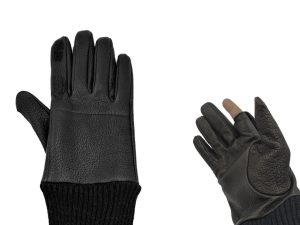 Parker - Hale Black Leather Shooting Gloves