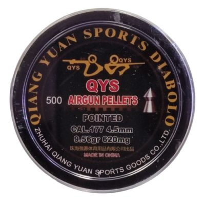 QYS Pointed Nose Heavy .177 9.56gr (500)